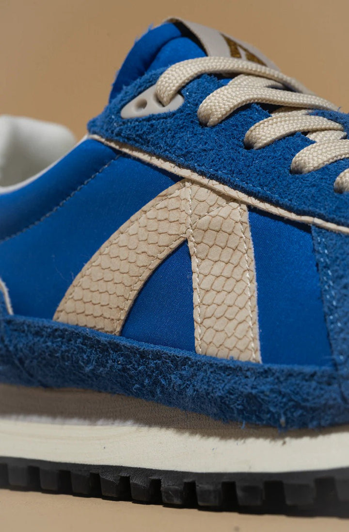Gate Sneakers - Blue Grey Snake Gold Shoe ASFVLT