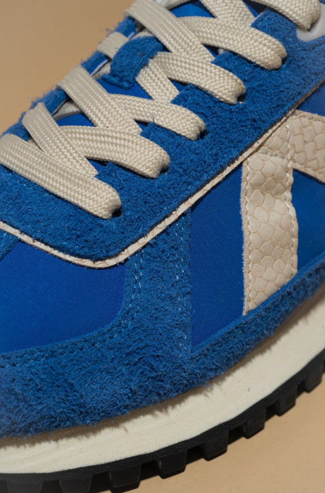 Gate Sneakers - Blue Grey Snake Gold Shoe ASFVLT