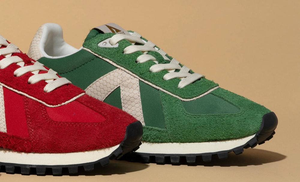 Gate Sneakers - Green Snake Gold Shoe ASFVLT
