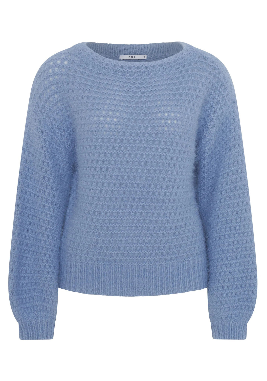 Genus Pointelle Knit - Light Blue knit POL