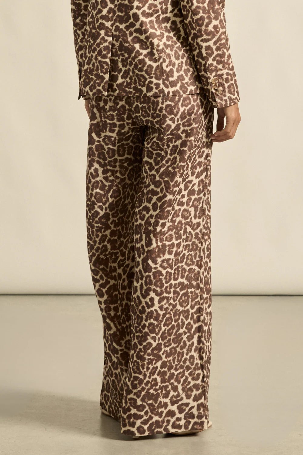 Gesture Linen Print Pant - Ocelot Pant Zoe Kratzmann