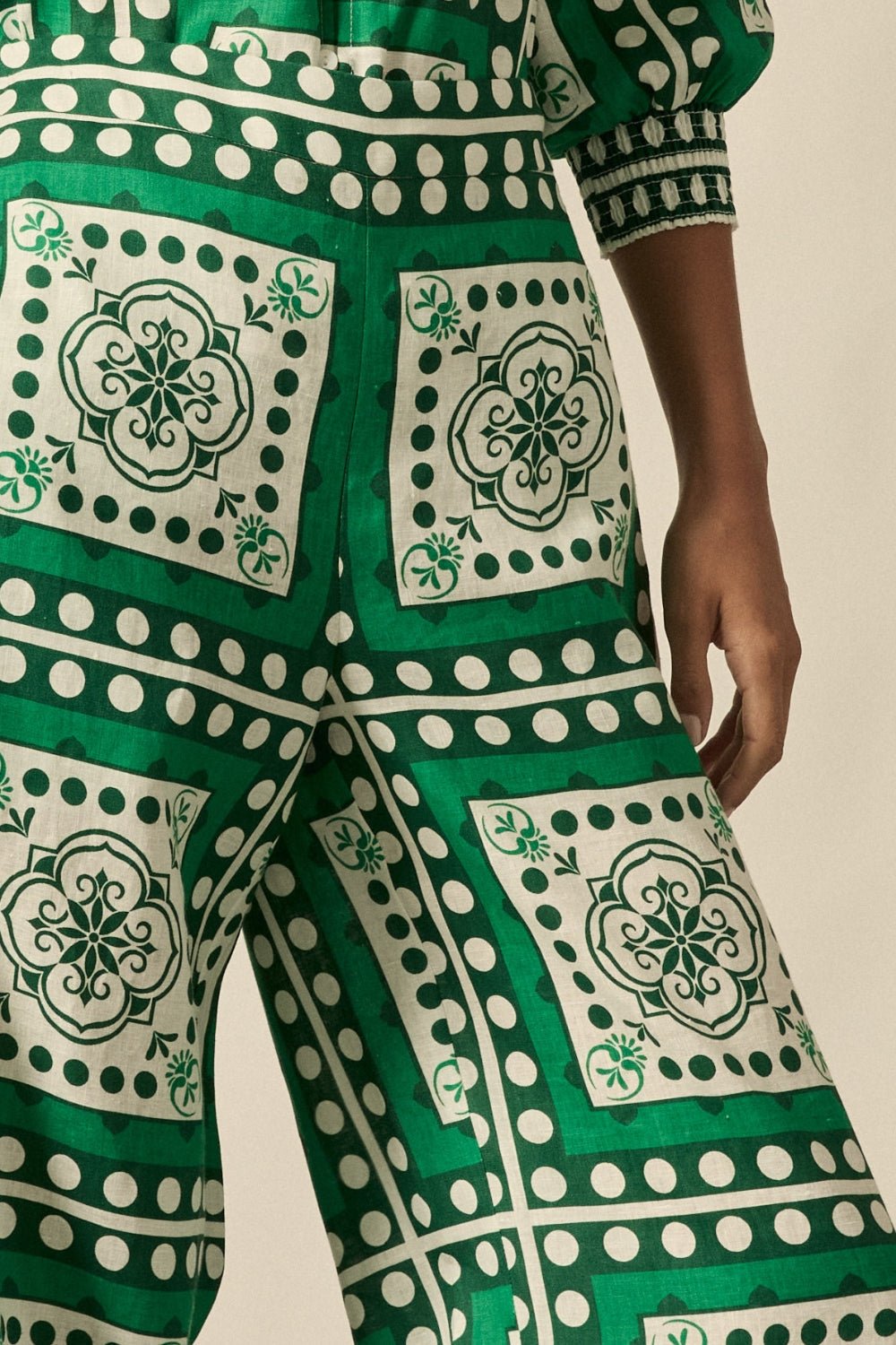 gesture pant - parrot scarf - Stanleyandstone
