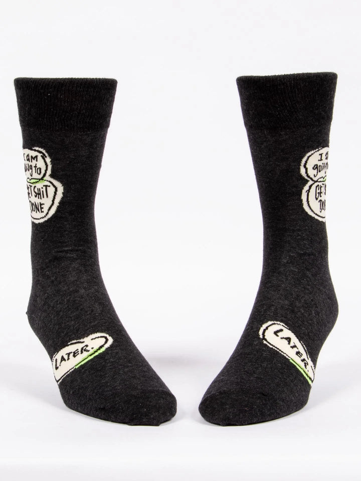 "Get Shit Done" Socks socks Blue Q Socks