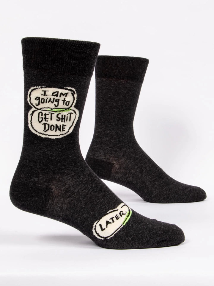 "Get Shit Done" Socks socks Blue Q Socks