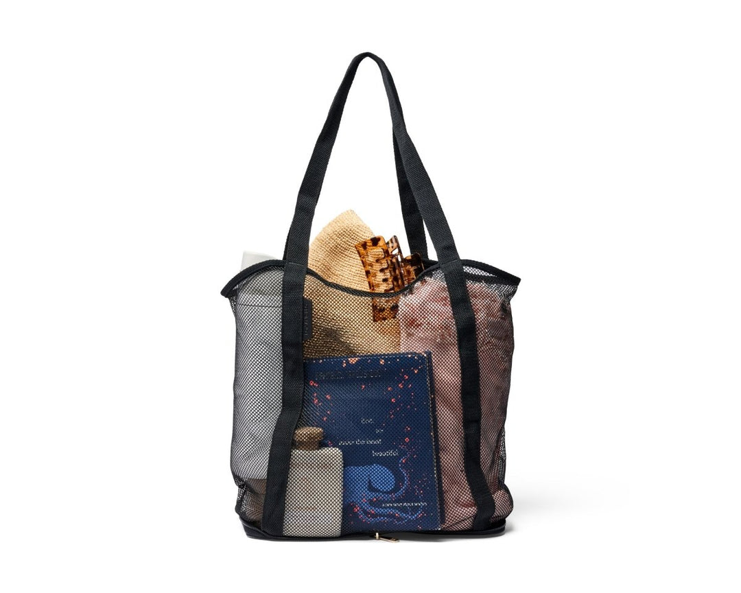 Get Up and Go Bag - Black Tote Bag Fox and Leo