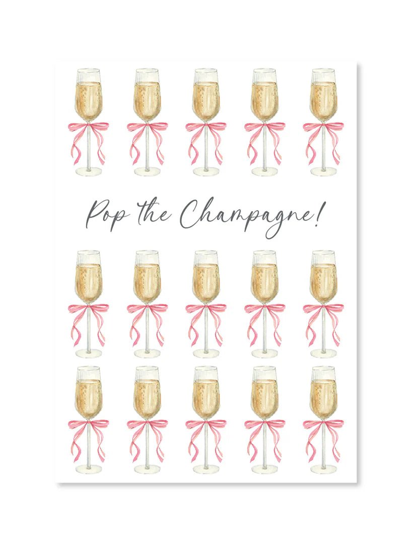 Gift Card Pop the Champagne Cork zjoosh