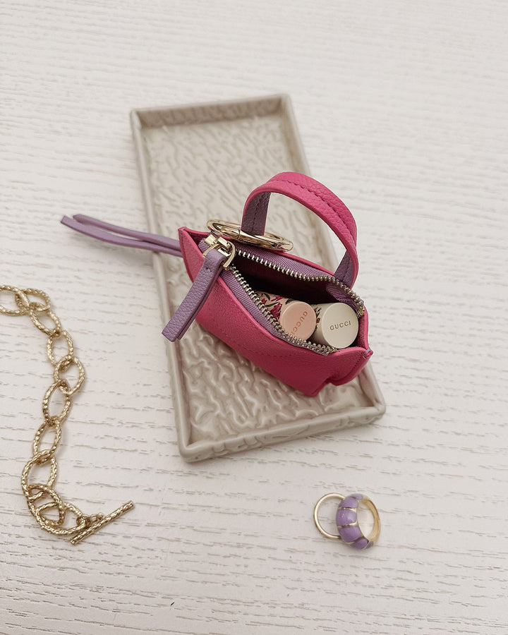 Gina Bag Charm - Hot Pink bag accessories Louenhide