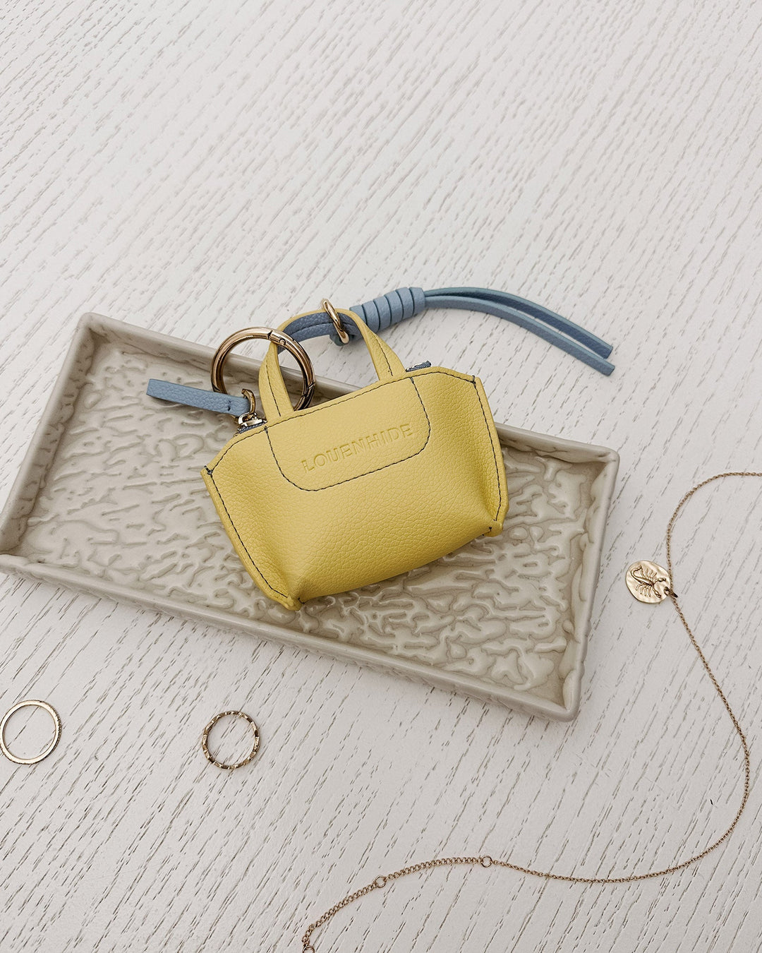 Gina Bag Charm - Lemon bag accessories Louenhide