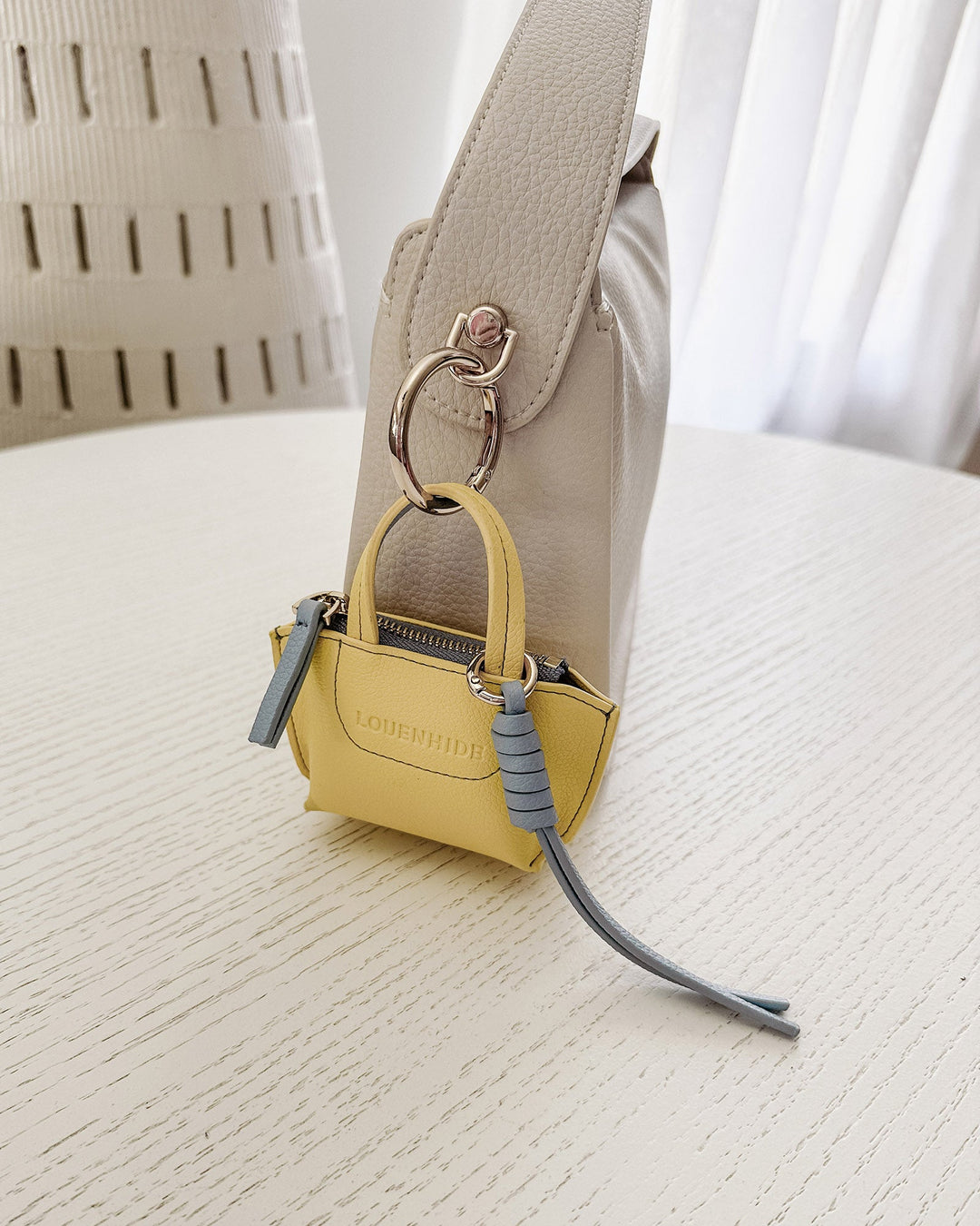 Gina Bag Charm - Lemon bag accessories Louenhide