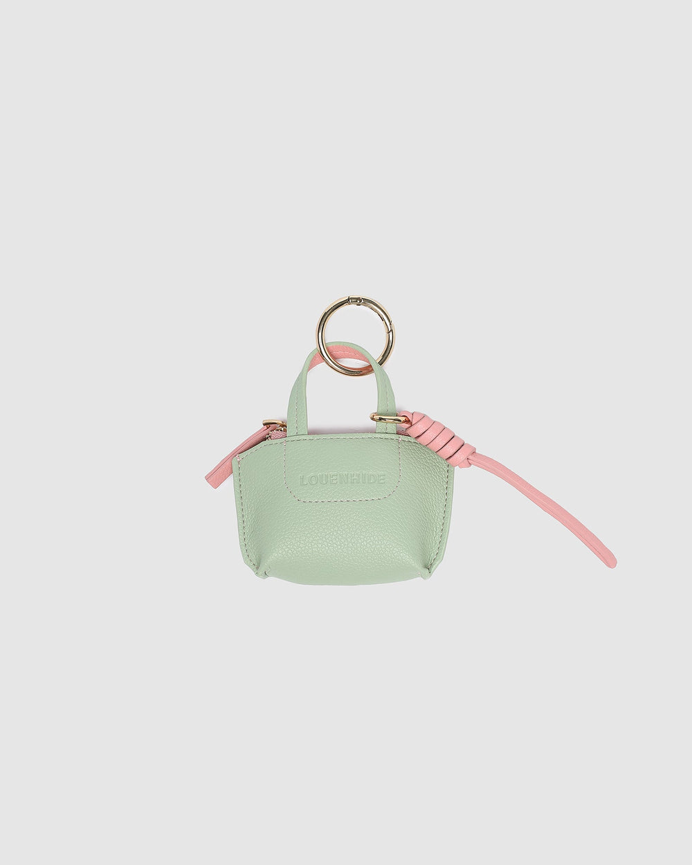 Gina Bag Charm - Sage Green bag accessories Louenhide