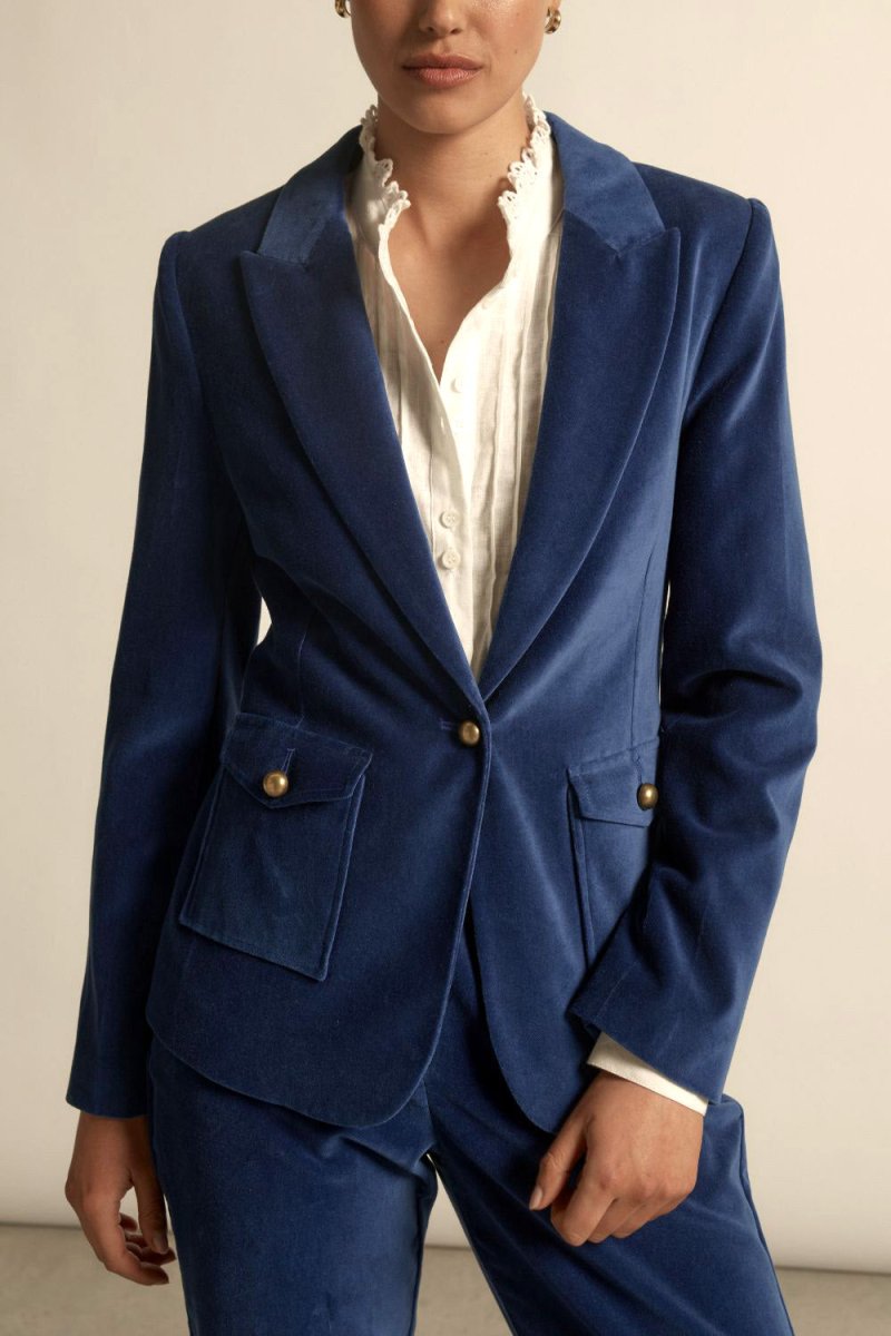 Glace Jacket - Sapphire Jacket Zoe Kratzmann