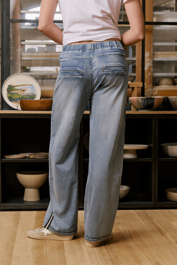 Glam Track Denim Italian Star