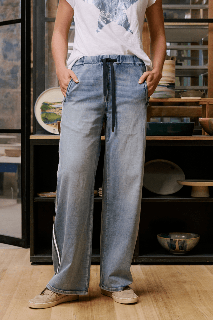 Glam Track Denim Italian Star