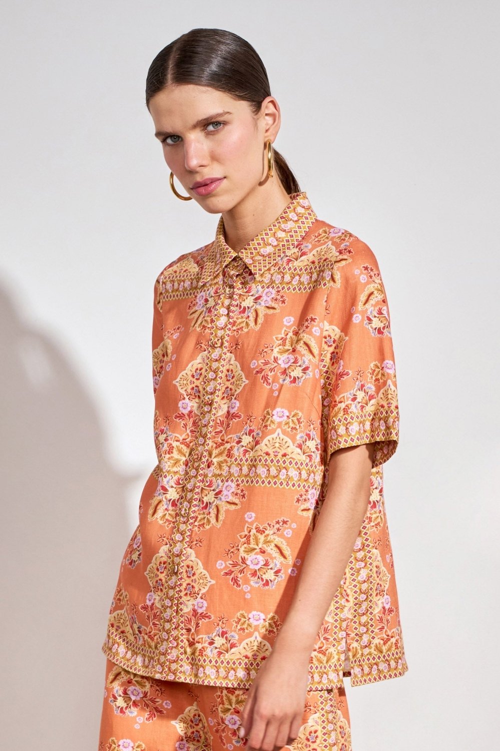 glare top - marigold glow Blouse Zoe Kratzmann