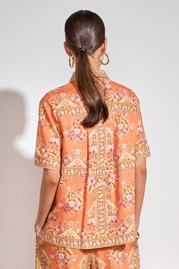 glare top - marigold glow Blouse Zoe Kratzmann