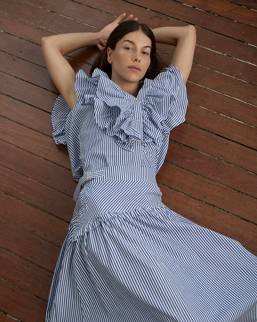Grace Skirt - Stripe cotton skirt Arlington Milne