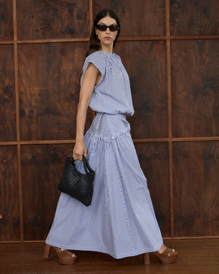 Grace Skirt - Stripe cotton skirt Arlington Milne