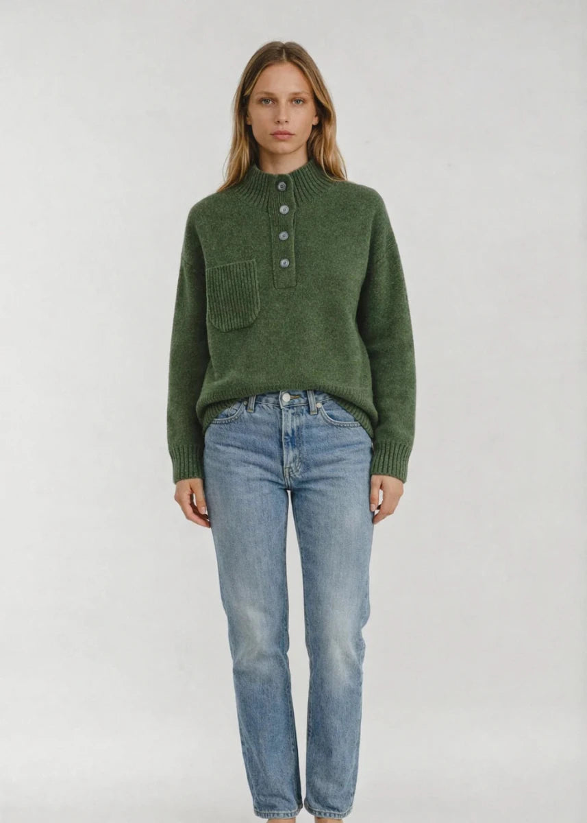 Grandpa's Sweater - Khaki Green Alete