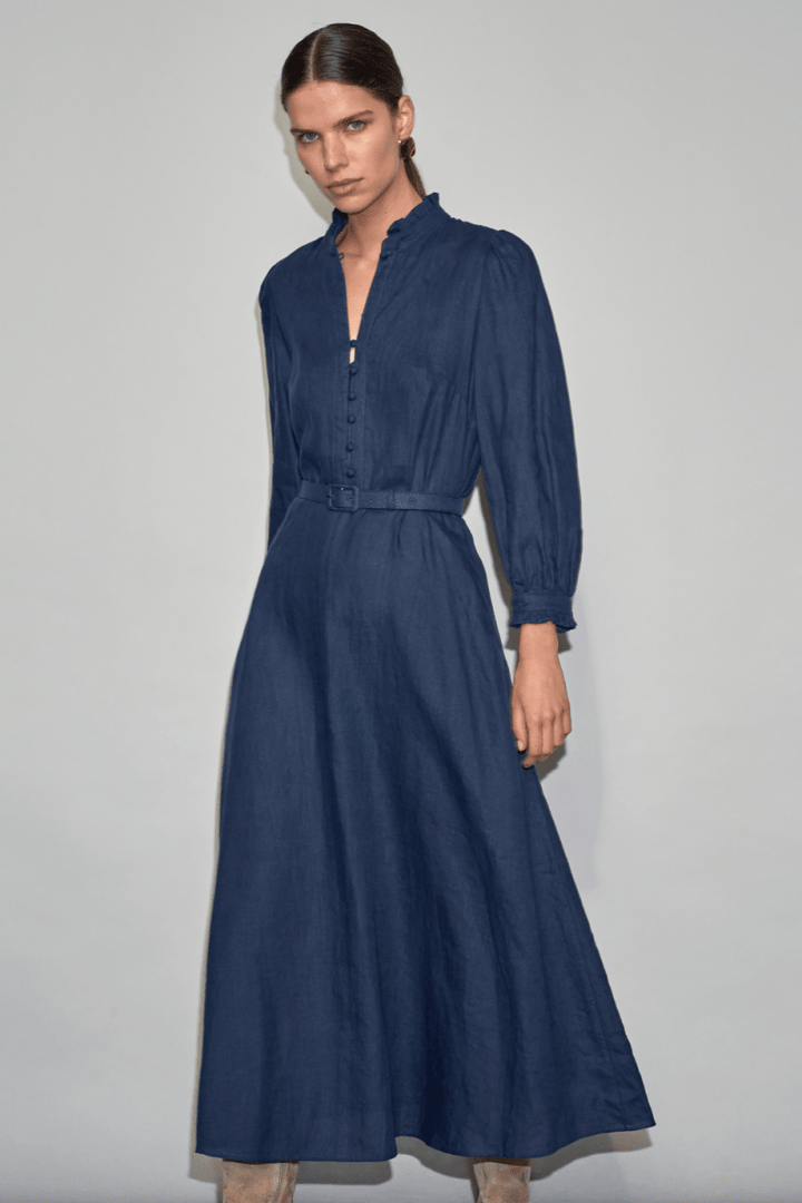 halo dress - navy Zoe Kratzmann
