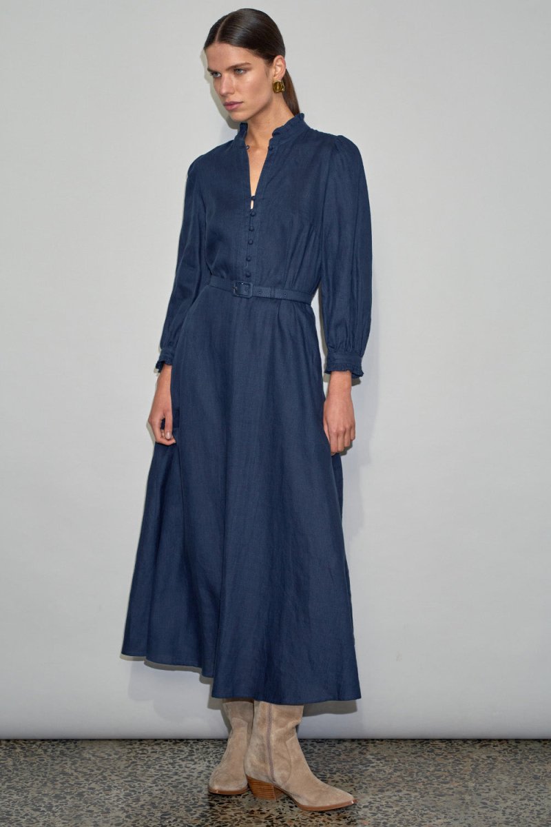 halo dress - navy Zoe Kratzmann
