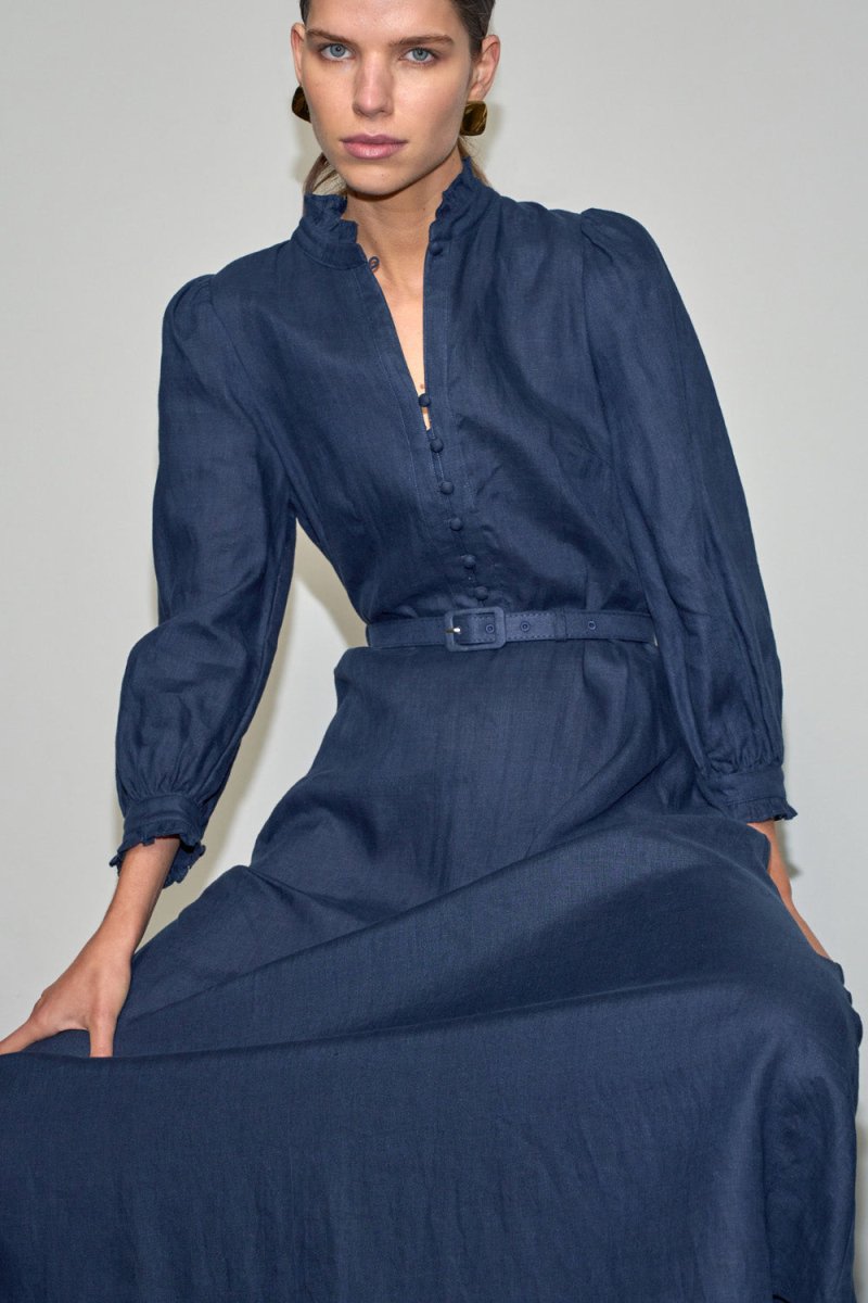 halo dress - navy Zoe Kratzmann