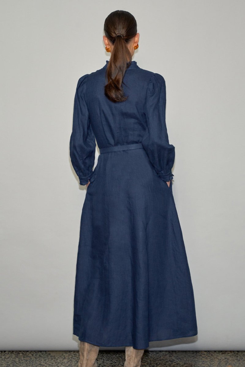 halo dress - navy Zoe Kratzmann