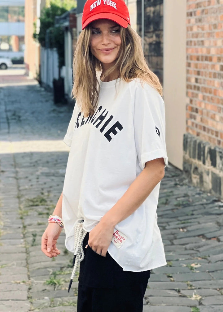 Hammill & Co - Frenchie Tee - White Tee shirt hammill & Co