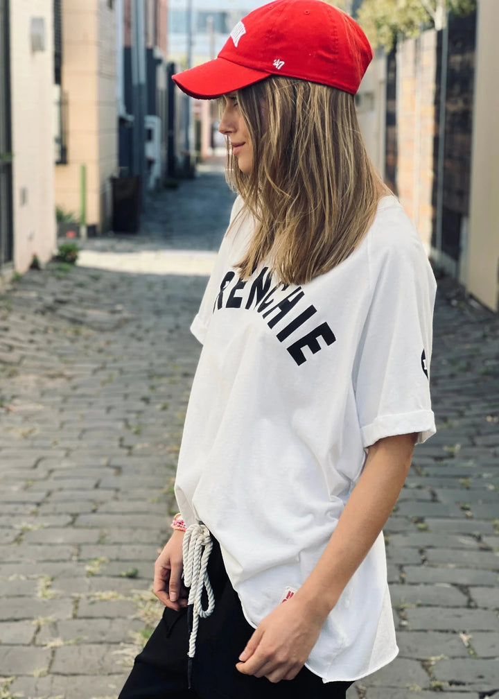 Hammill & Co - Frenchie Tee - White Tee shirt hammill & Co