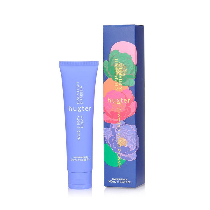 Hand &amp; Body Cream 100ml | Grapefruit &amp; Freesia Huxter