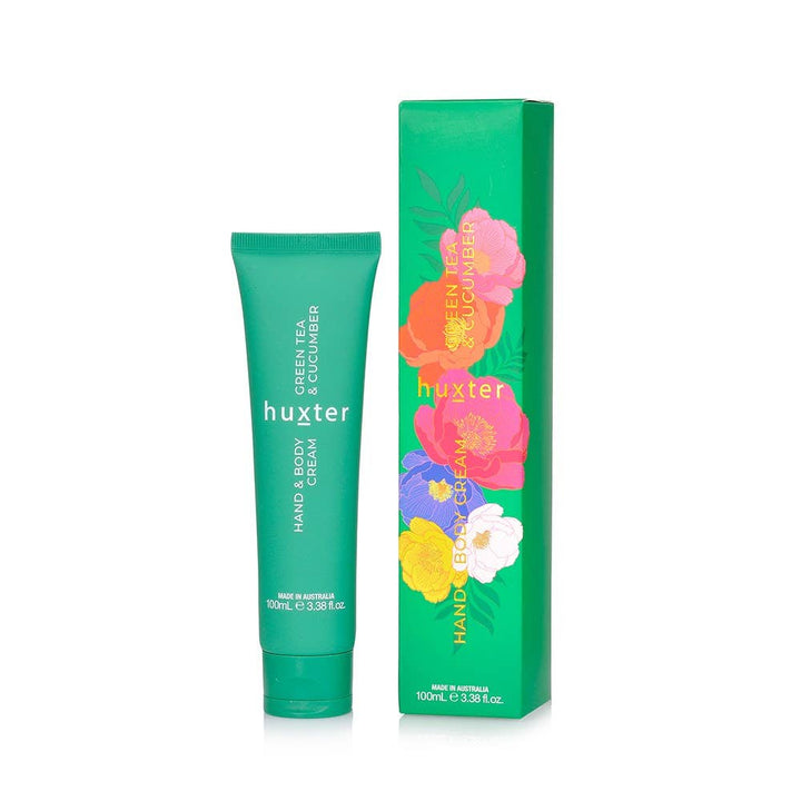 Hand &amp; Body Cream 100ml | Green Tea &amp; Cucumber Huxter