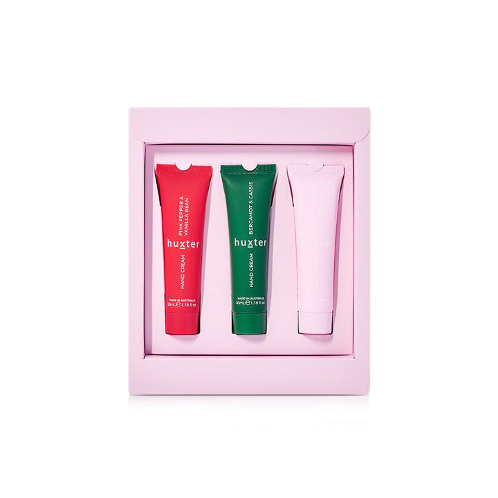 Hand Cream Trio Gift Set - 3 x 35ml Huxter