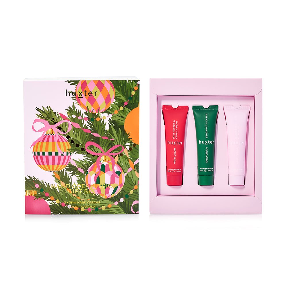 Hand Cream Trio Gift Set - 3 x 35ml Huxter
