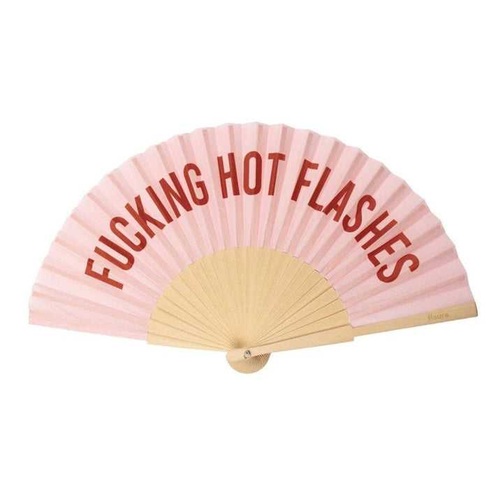 Hand Fan - "Fucking hot flashes" decorative fans Fisura