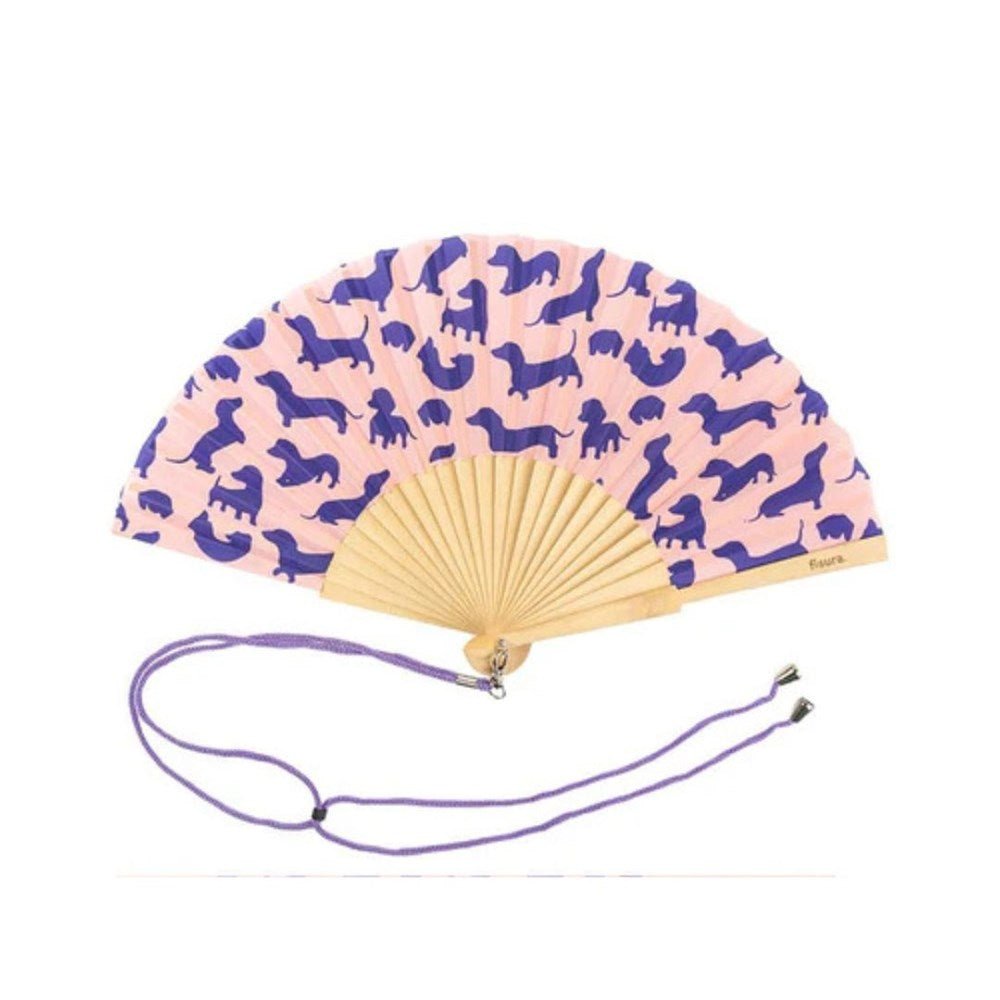 Hand Fan - Sausage Dog - Stanleyandstone