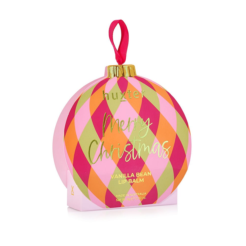 Hanging 9gm Lip Balm Bauble - Diamonds Huxter