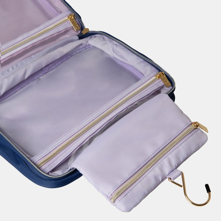 Hanging Makeup Bag - Splash Navy Cosmetic & Toiletry Bags Tonic