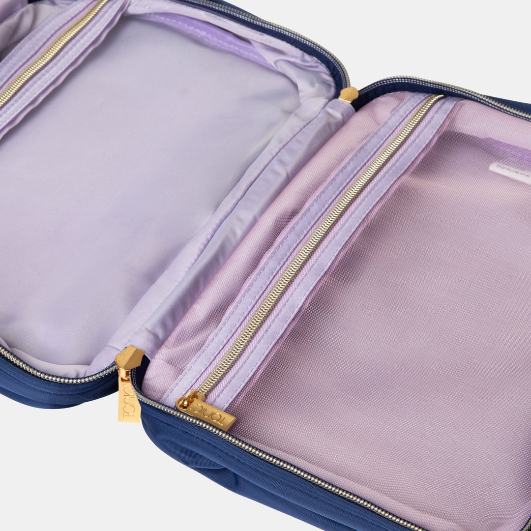Hanging Makeup Bag - Splash Navy Cosmetic & Toiletry Bags Tonic
