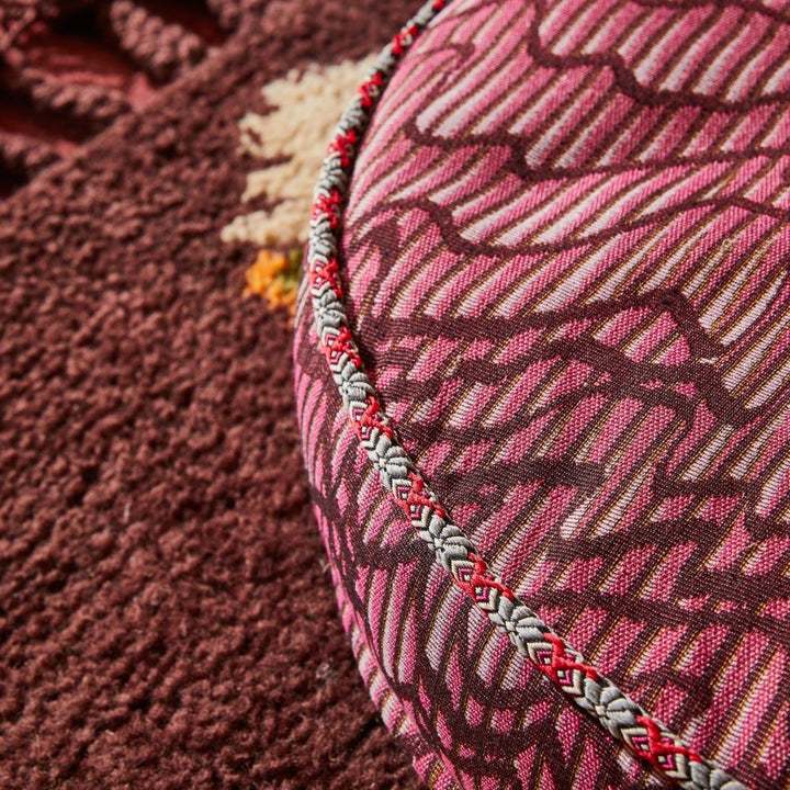 Hanna Jacquard Floor Cushion cushion Sage &amp; Clare