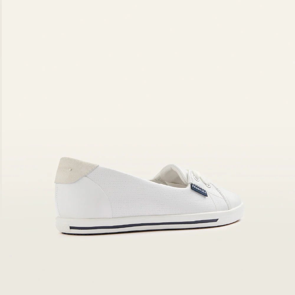 Hannah III White Punched by Frankie4 Shoes FRANKIE4