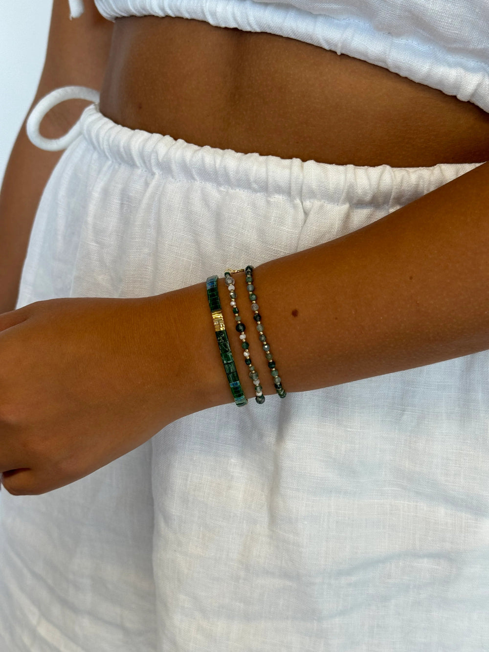 Harlow Bracelet Emerald bracelet Zafino Jewellery
