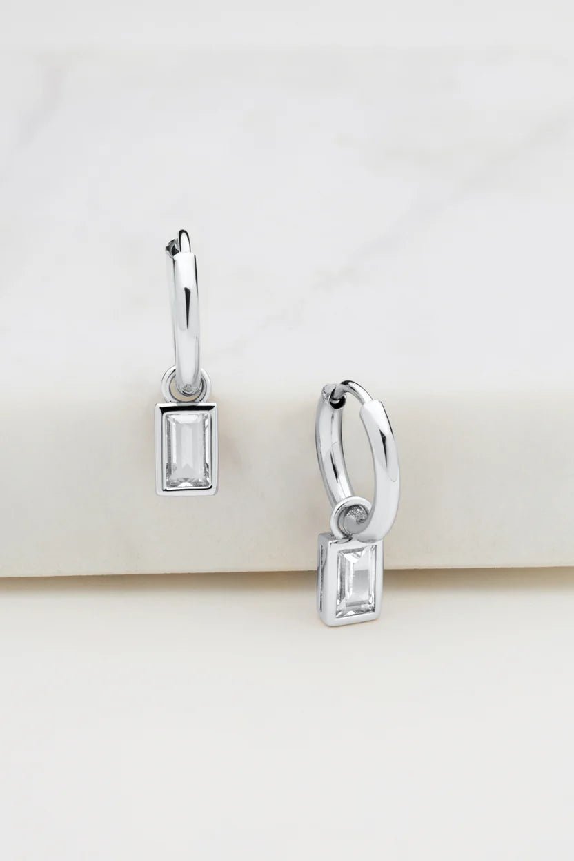 Harlow huggie Silver earing Zafino Jewellery
