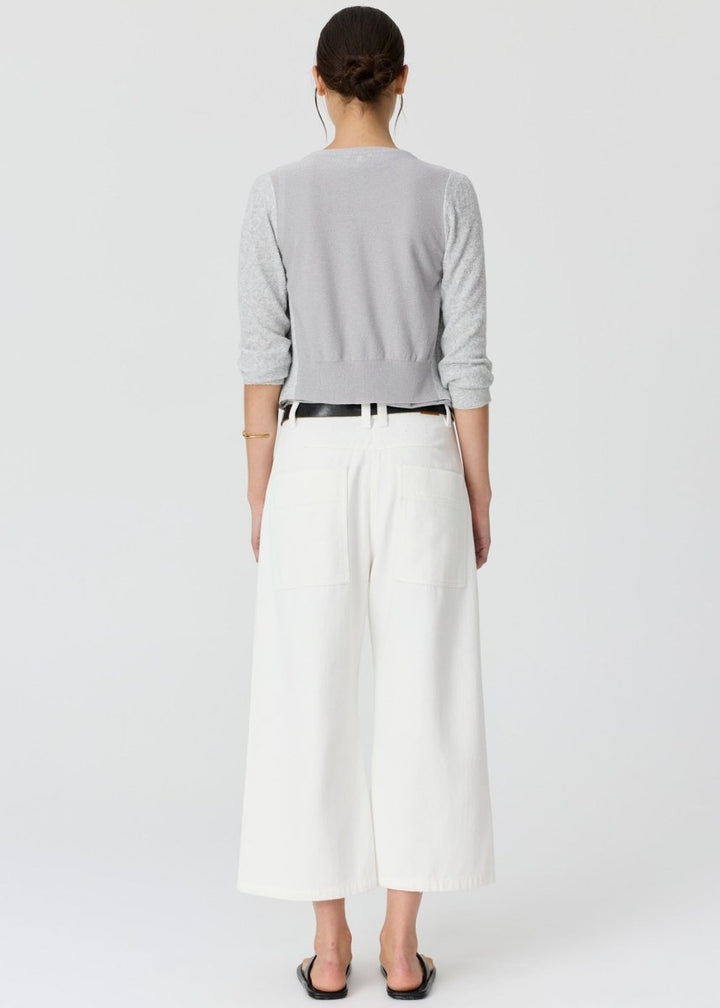 Haven Cardigan Lurex Back - Silver cardigan POL