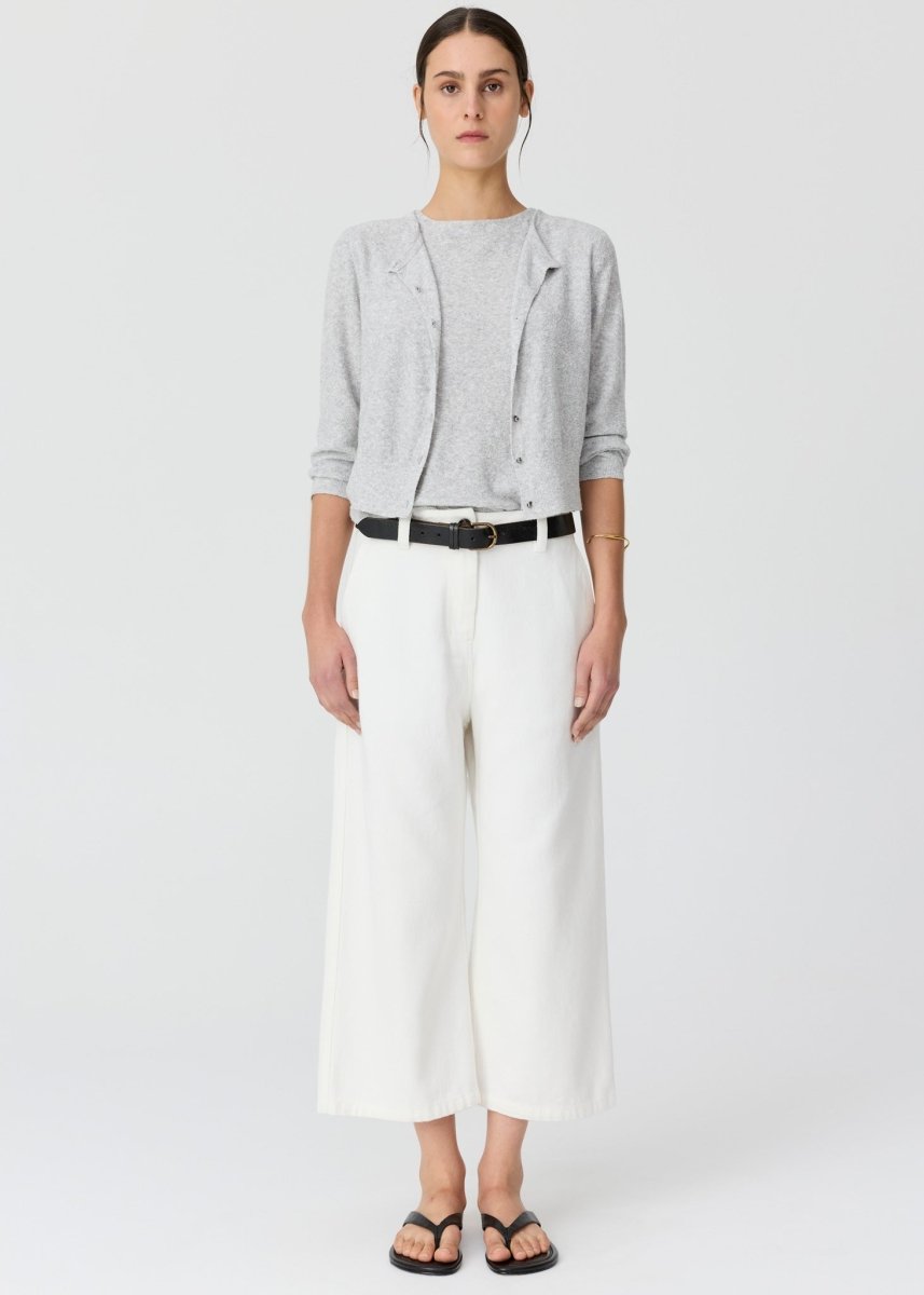 Haven Cardigan Lurex Back - Silver cardigan POL