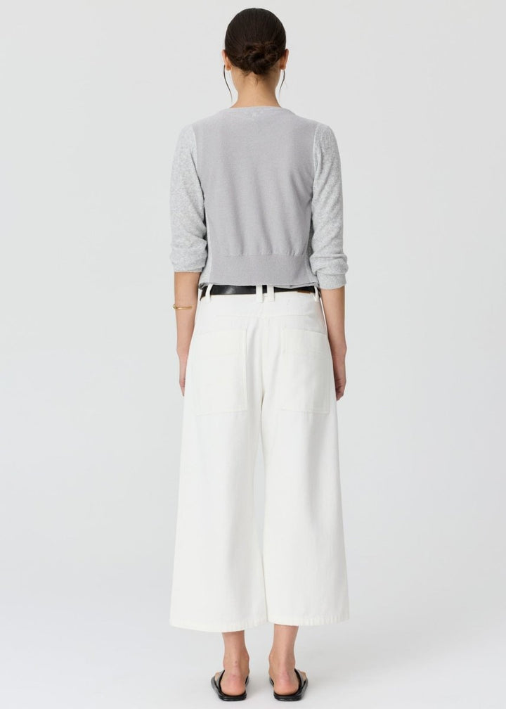 Haven Cardigan Lurex Back - Silver cardigan POL