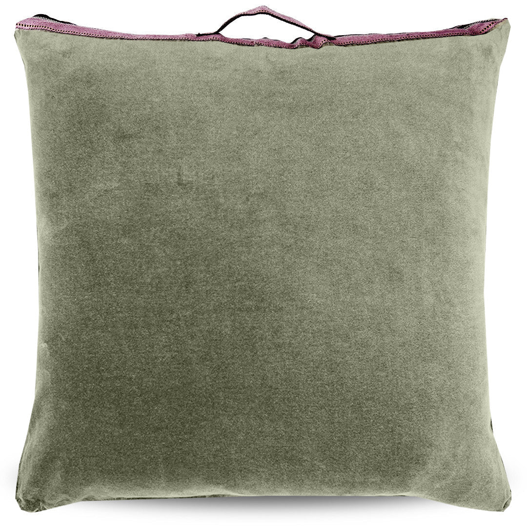 Hayward Floor Cushion Cover Pistachio with insert cushion Canvas+Sasson