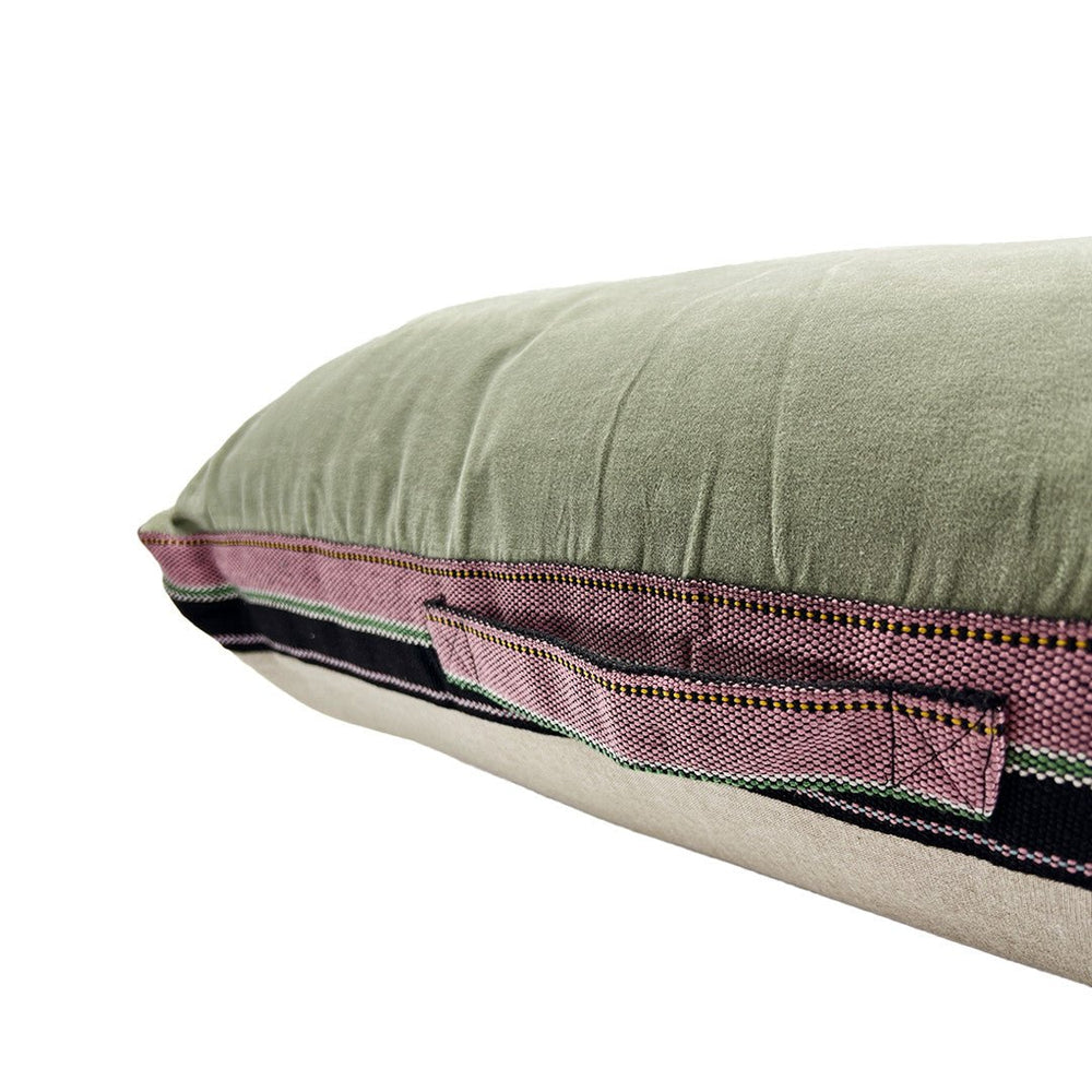 Hayward Floor Cushion Cover Pistachio with insert cushion Canvas+Sasson