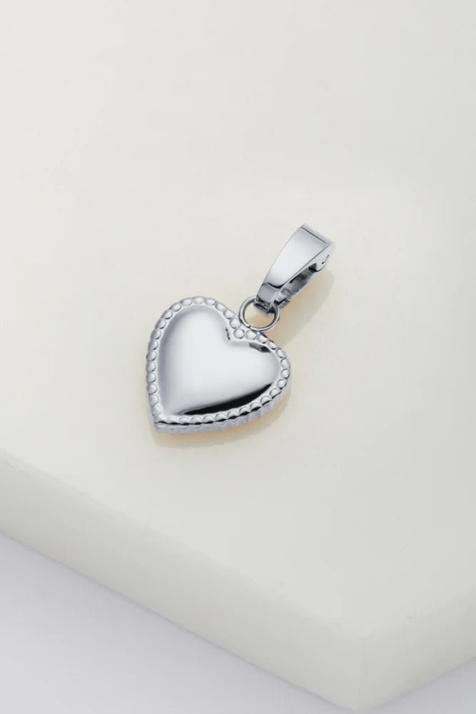 Heart Charm Silver Charm Zafino Jewellery