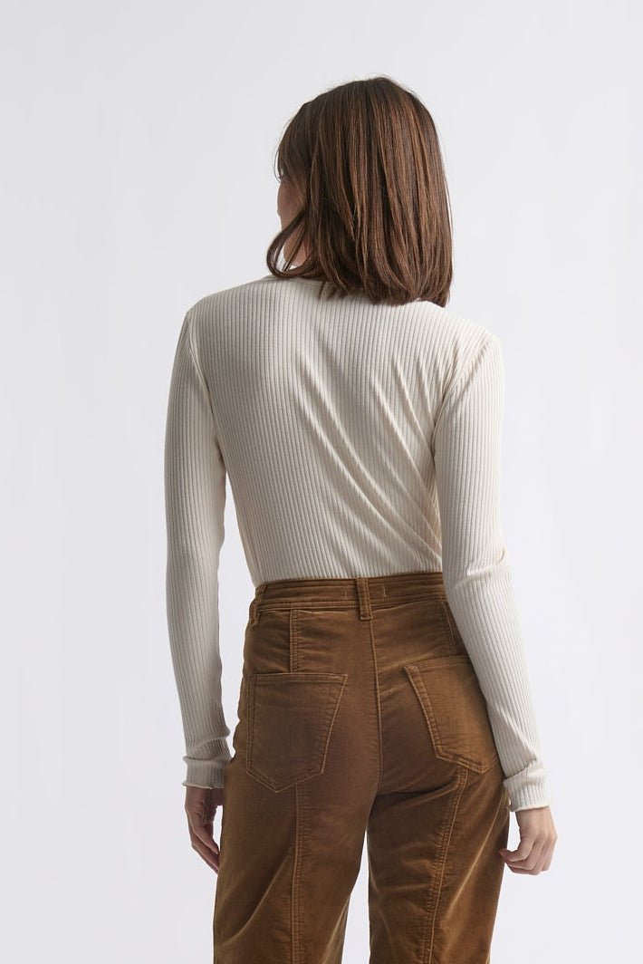 Heather Top - Vanilla long sleeve top Kireina Australia