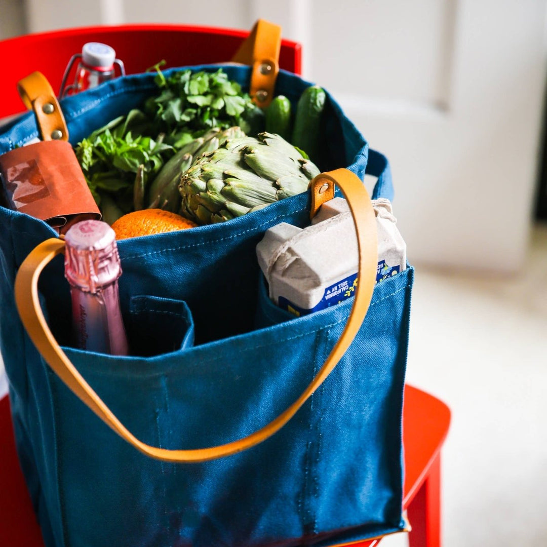 Heavy Canvas Tote Bag | Reusable Multi-Pocket Market Tote CapaBunga®