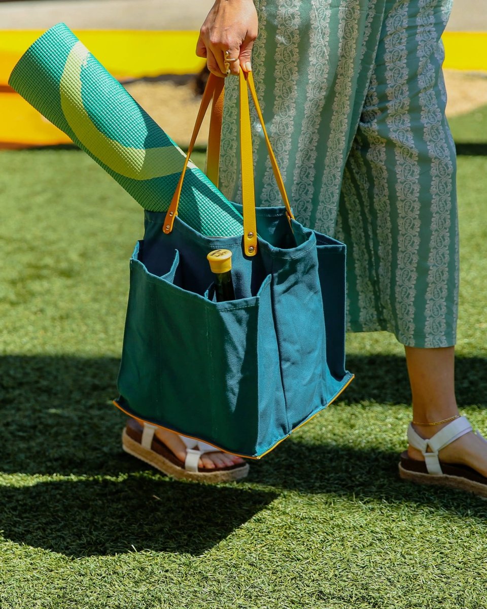 Heavy Canvas Tote Bag | Reusable Multi-Pocket Market Tote CapaBunga®
